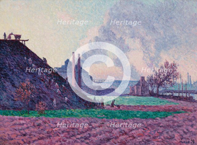 A Slag Heap Near Marchiennes, 1898. Creator: Maximilien Luce.