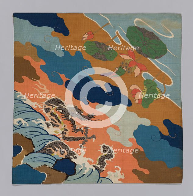 Uchishiki (Altar Cloth), Japan, Edo period (1615-1868), 1700/50. Creator: Unknown.