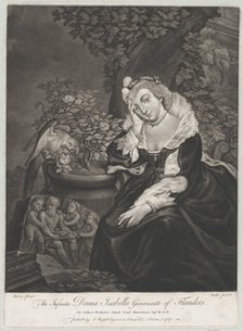 The Infanta Donna Isabella, Governante of Flanders, 1767. Creator: Johann Sebastian Muller.