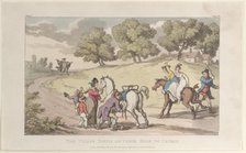 The Vicar's Family on their Road to Church, from "The Vicar of Wakefield", May 1, 1817., May 1, 1817 Creator: Thomas Rowlandson.