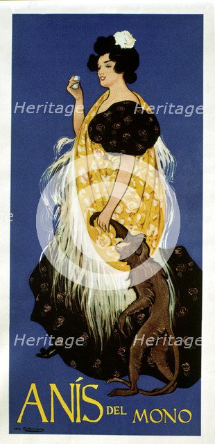 Banner Ad 'Anis del Mono', by Ramon Casas.