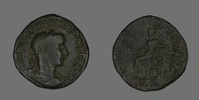 Sestertius (Coin) Portraying Emperor Gordianus, 238. Creator: Unknown.