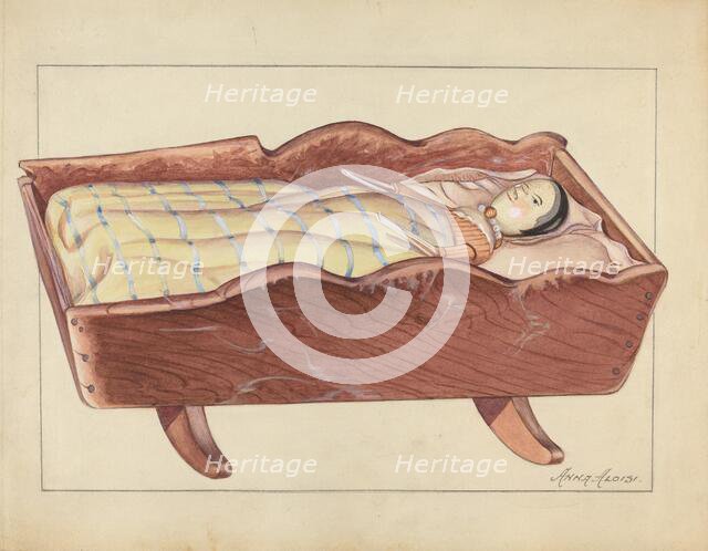 Cradle, c. 1953. Creator: Anna Aloisi.