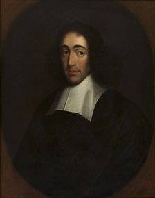 Portrait of Baruch Spinoza, Last quarter of 17th century. Artist: Anonymous  