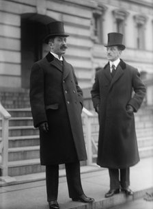Lioubomir Michailovitch, E.E. And M.P. from Serbia, left, 1917. Creator: Harris & Ewing.