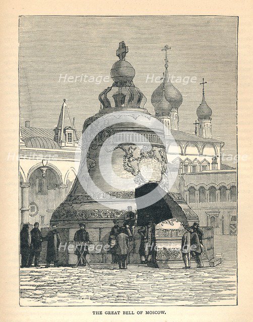 'The Great Bell of Moscow', 1893. Artist: Unknown.