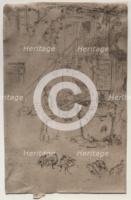 Turkeys, 1886. Creator: James McNeill Whistler (American, 1834-1903).