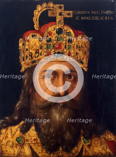Charles the Great. Artist: Dürer, Albrecht, (Workshop)  