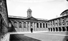 Front Quad, Queen's College, Oxford, Oxfordshire, 1875.  Artist: Henry Taunt