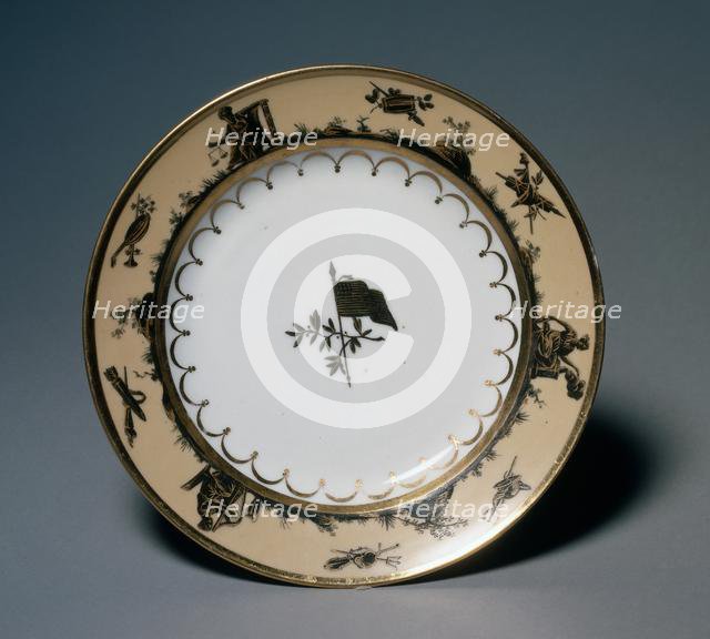Dinner Plate, c.1805. Creator: Guérhard et Dihl (French), probably by.