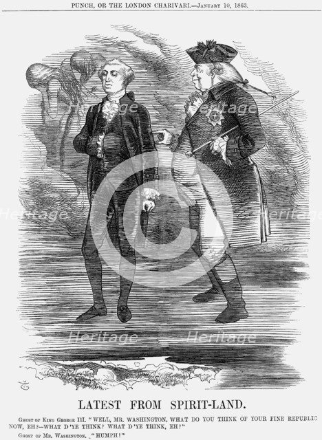 'Latest from Spirit-Land', 1863. Artist: John Tenniel