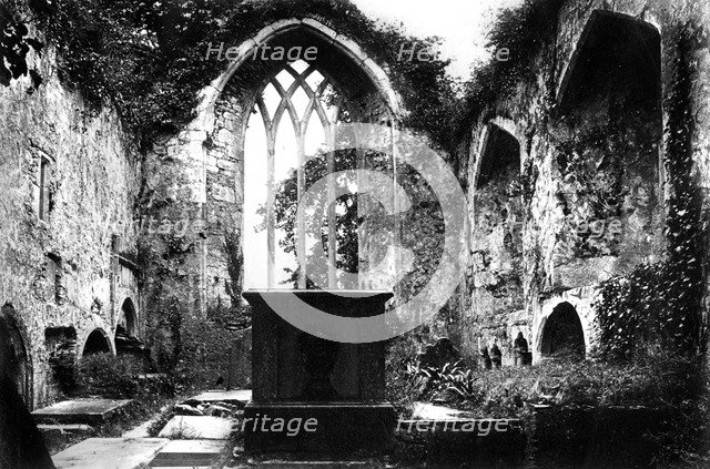 Muckross Abbey, Killarney, c1882. Artist: Unknown