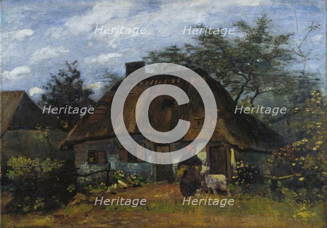 Farmhouse in Nuenen (La Chaumière). Artist: Gogh, Vincent, van (1853-1890)