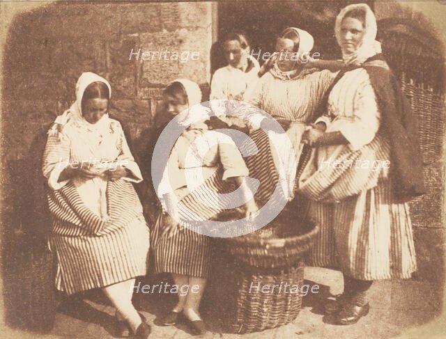 Newhaven Fishwives, 1843-47. Creators: David Octavius Hill, Robert Adamson, Hill & Adamson.