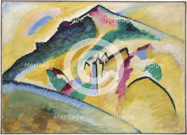 Autumn landscape. Artist: Kandinsky, Wassily Vasilyevich (1866-1944)