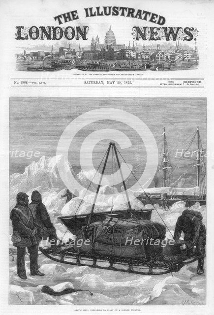 The cover of The Illustrated London News, 29th May 1875.Artist: WJ Palmer