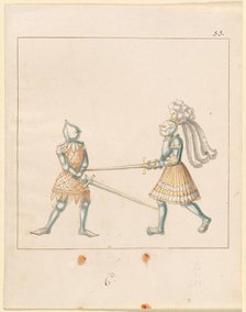 Freydal, The Book of Jousts and Tournament of Emperor Maximilian I: Combats...Plate 163, c1515. Creator: Unknown.