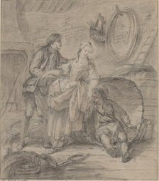 The Tale of the Cooper's Wife, 1767. Creator: Pierre Antoine Baudouin.