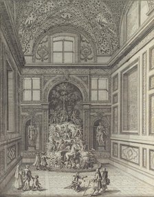 Stanza de Venti nel Teatro di Belvedere di Frascati..., 1691 or after. Creator: Giovanni Battista Falda.