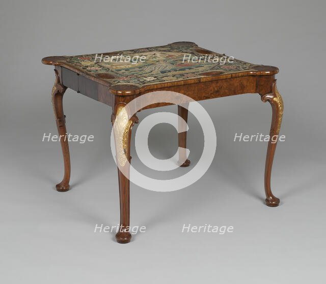 Card Table, England, c. 1720. Creator: Unknown.