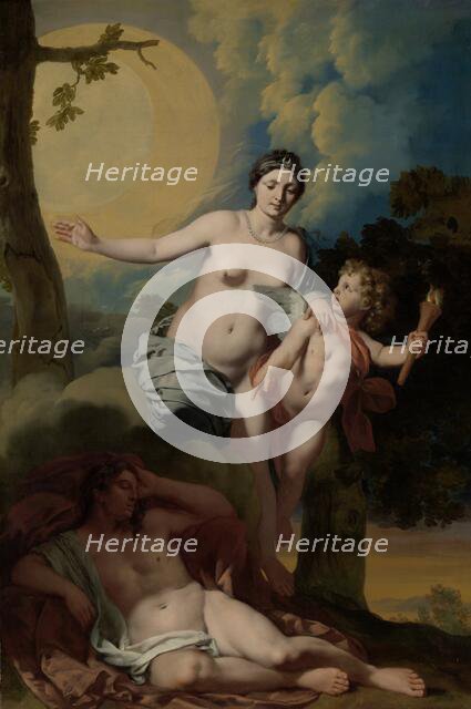 Selene and Endymion, c.1680. Creator: Gerard de Lairesse.