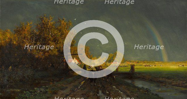 Rainbow, 1875. Artist: Roelofs, Willem (1822-1897)