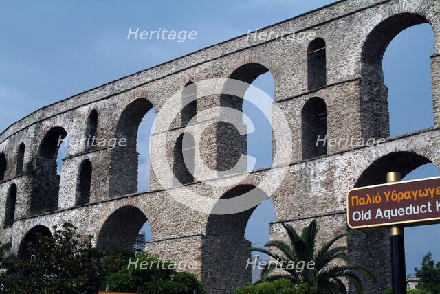 Medieval Aqueduct, Kavala, Greece, 2003. Creator: Ethel Davies.