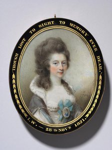 Portrait of Lady Grace Anna Newenham, 1784. Creator: Horace Hone (British, 1756-1825).