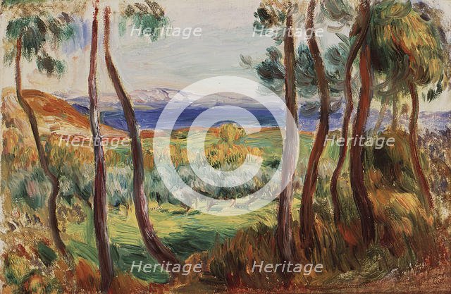 Pins aux environs de Cagnes, c. 1910. Creator: Renoir, Pierre Auguste (1841-1919).
