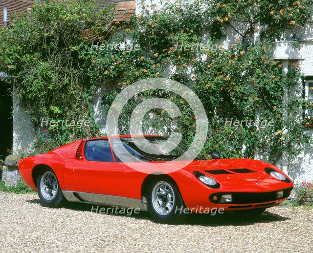 1968 Lamborghini Miura P400. Artist: Unknown.