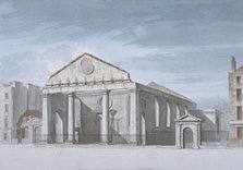 Church of St Paul, Covent Garden, Westminster, London, 1795. Artist: Anon