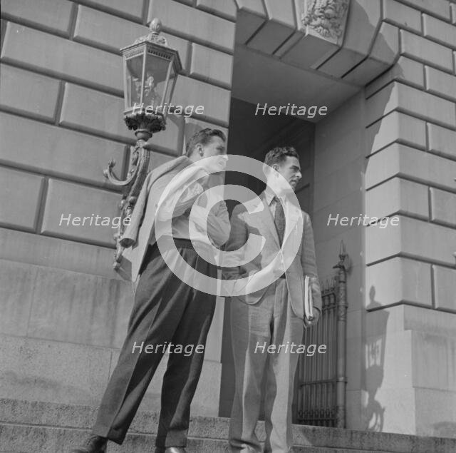 International student assembly, Washington, D.C, 1942. Creator: Gordon Parks.