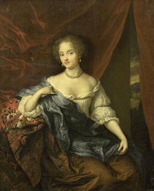 Portrait of a woman, possibly a member of the van Citters family, 1674. Creator: Gaspar Netscher.
