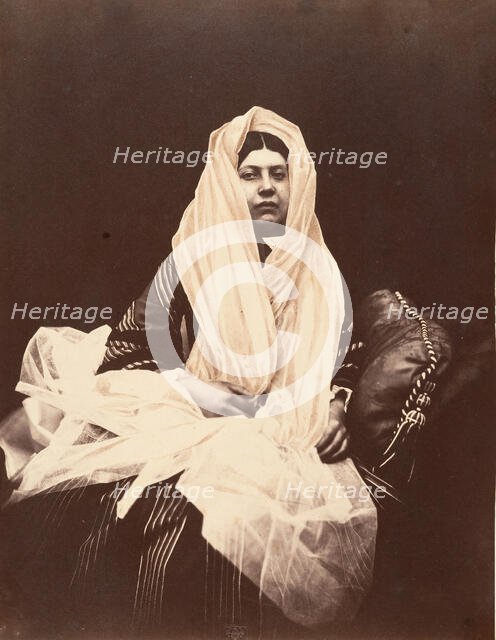 La nièce de Mr. Tahon propriétaire de la maison n° 7, 1854-56. Creator: Louis-Pierre-Théophile Dubois de Nehaut.