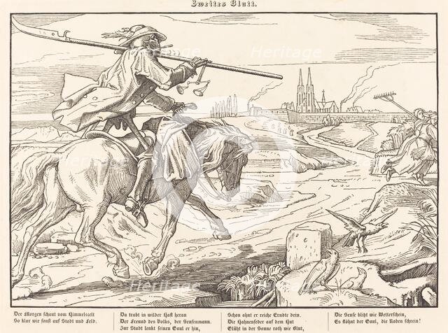 Auch ein Todtentanz II, 1849. Creator: Alfred Rethel.