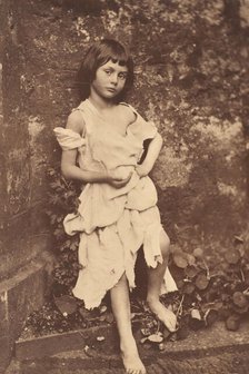 Alice Liddell as "The Beggar Maid", 1858. Creator: Lewis Carroll.