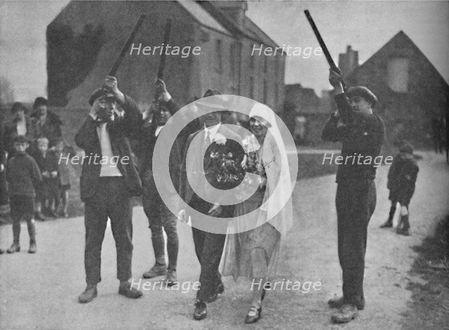 'Quaint Pagan Superstitions That Stilll Survive in Holy Island', c1935. Artist: Unknown.