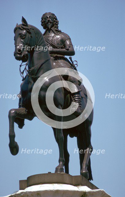 Equestrian Statue of Charles I, 17th century. Artist: Hubert le Sueur