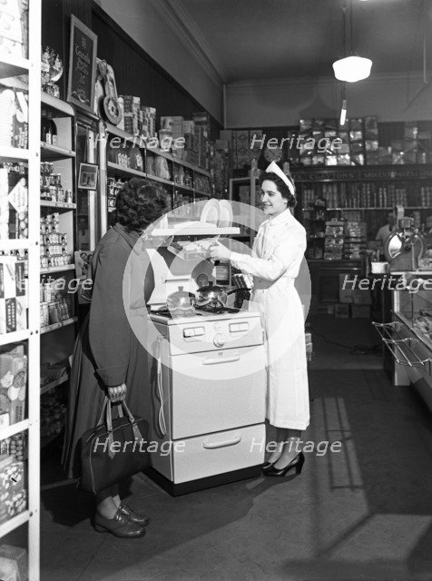 East Midlands Gas Board promotion, Mexborough, South Yorkshire, 1957. Artist: Michael Walters