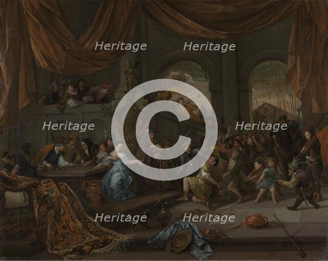 Samson Offended by the Philistines. Creator: Jan Steen.