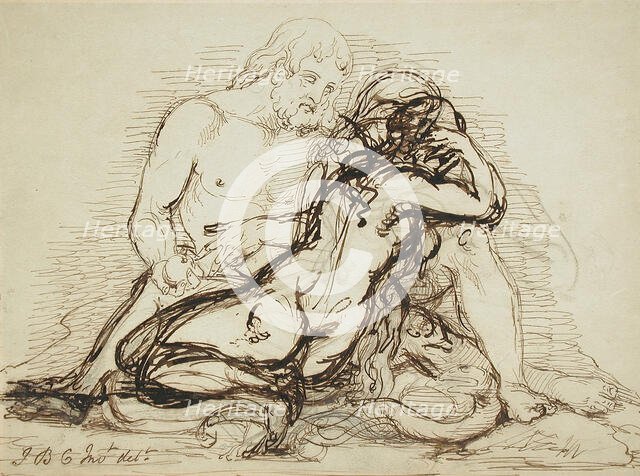 Adam and Eve, 18th century. Creator: Giovanni Battista Cipriani.