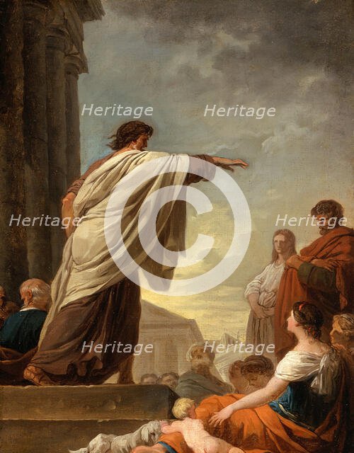 The Predication of Saint Paul, c1779. Creator: Joseph Benoit Suvee.