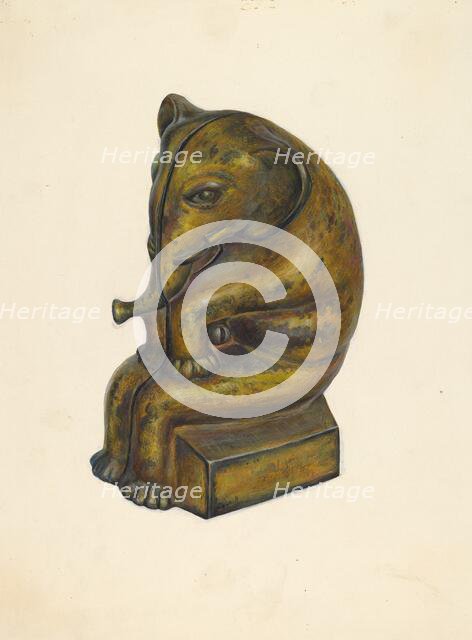 Toy Bank: Elephant, c. 1939. Creator: Walter Hochstrasser.