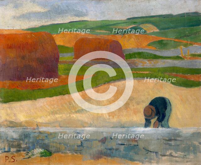 Seaweed Gatherer, about 1890. Creator: Paul Serusier.