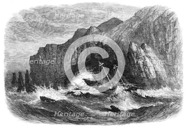 Wreck of the General Grant on the Auckland Islands, 1868. Creator: Unknown.