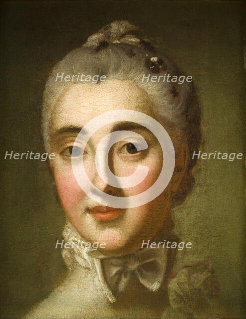 Portrait of Princess Elzbieta Lubomirska, between 1767-1800, around 1765. Creator: Unknown.