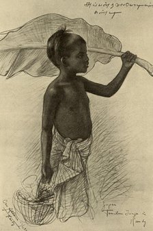 Tamil boy, Kandy, Ceylon, 1898. Creator: Christian Wilhelm Allers.