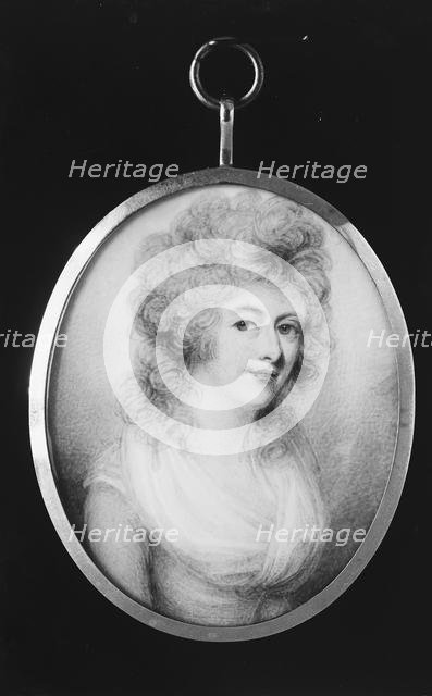 Portrait of a Woman, Said to Be Lady Sophia Boyle, ca. 1790. Creator: Anne Mee.