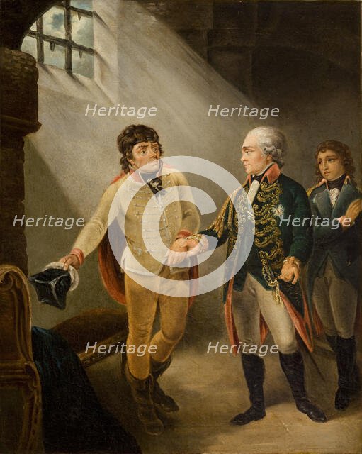 Tsar Paul Visiting Kosciuszko in Prison, 1798-1840. Creator: Unknown.