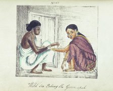 Wild Six Paking the Greenspal, 1837. Creator: Unknown.